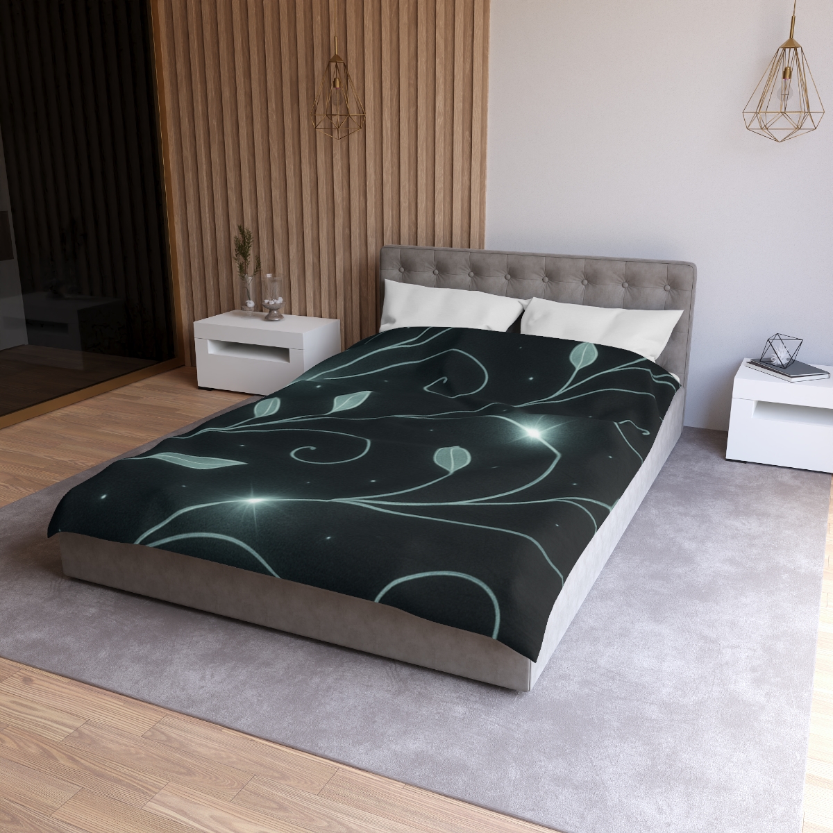 Starlit Vine Constellation stylish duvet covers