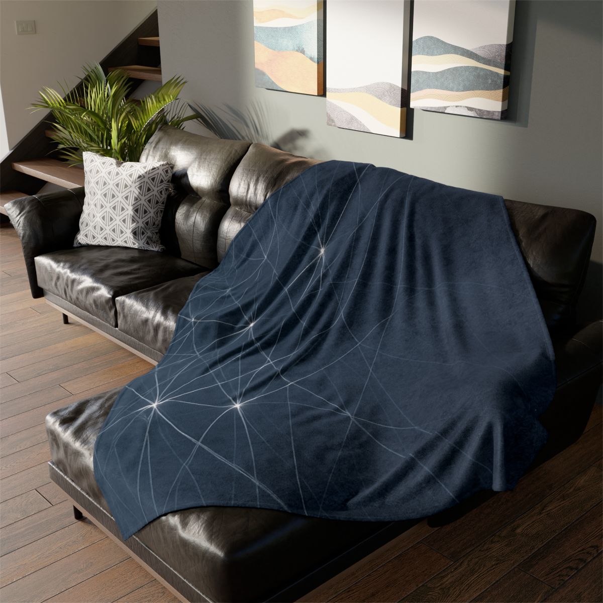 Filament Web Horizon designer printed blankets