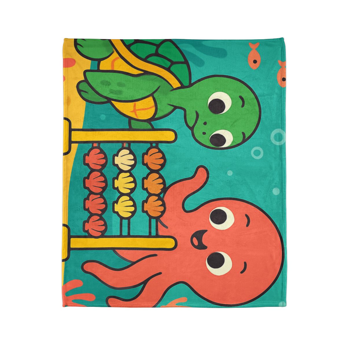 Coral Reef Codebreakers soft fleece blankets