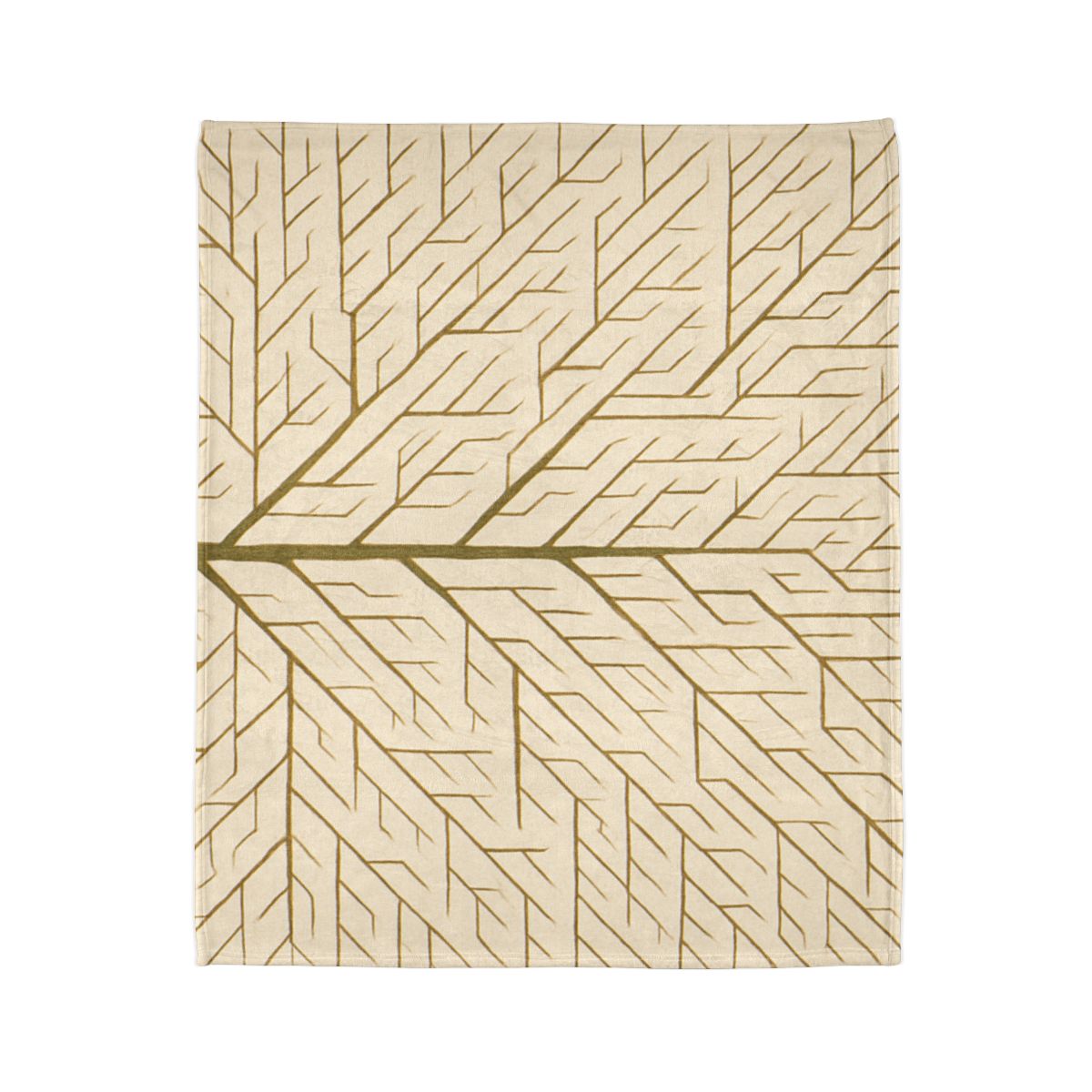 Branch Fractal Network decorative home blankets