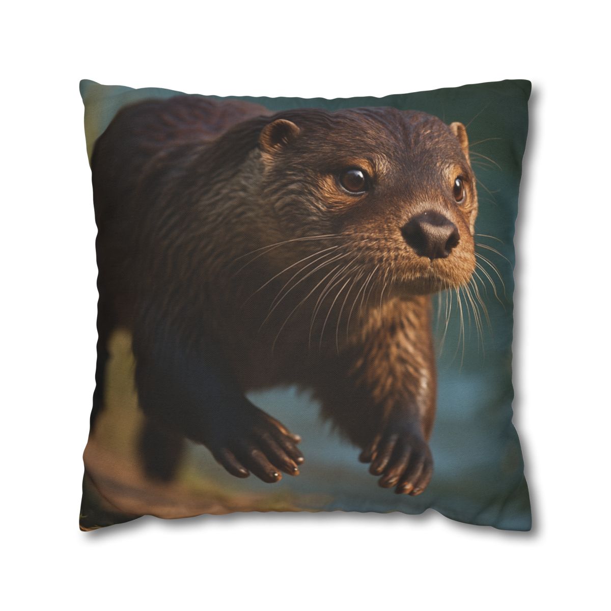 River Sprinter River Otter personalized pillow covers