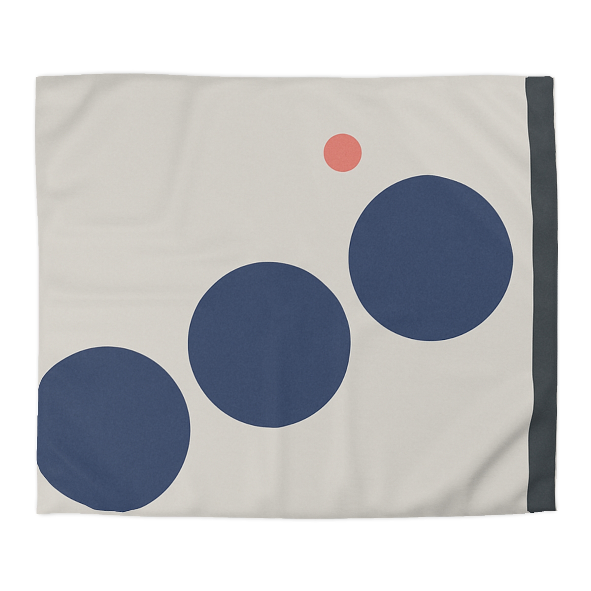 Stepped Circles And Side Bar personalized bedding duvets