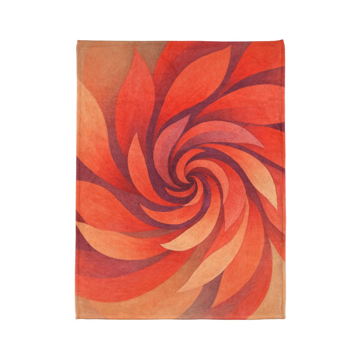 Petal Spiral Radiance unique gift blankets