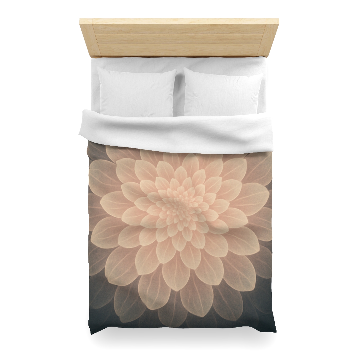 Petal Halo Fractals warm winter duvets