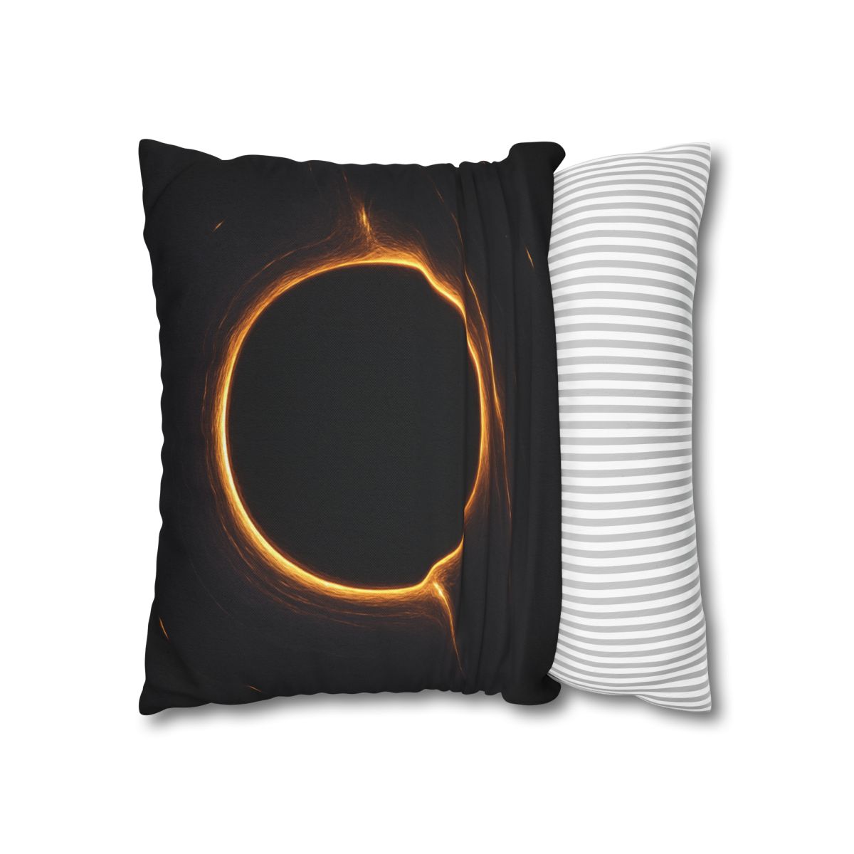 Black Hole Silhouette trendy patterned pillow cases