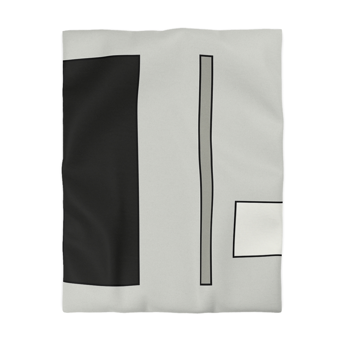 Offset Rectangle Composition custom duvets