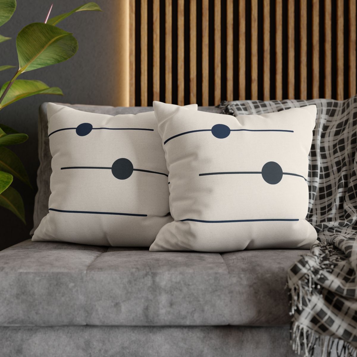 Orbital Line Array custom pillow cases
