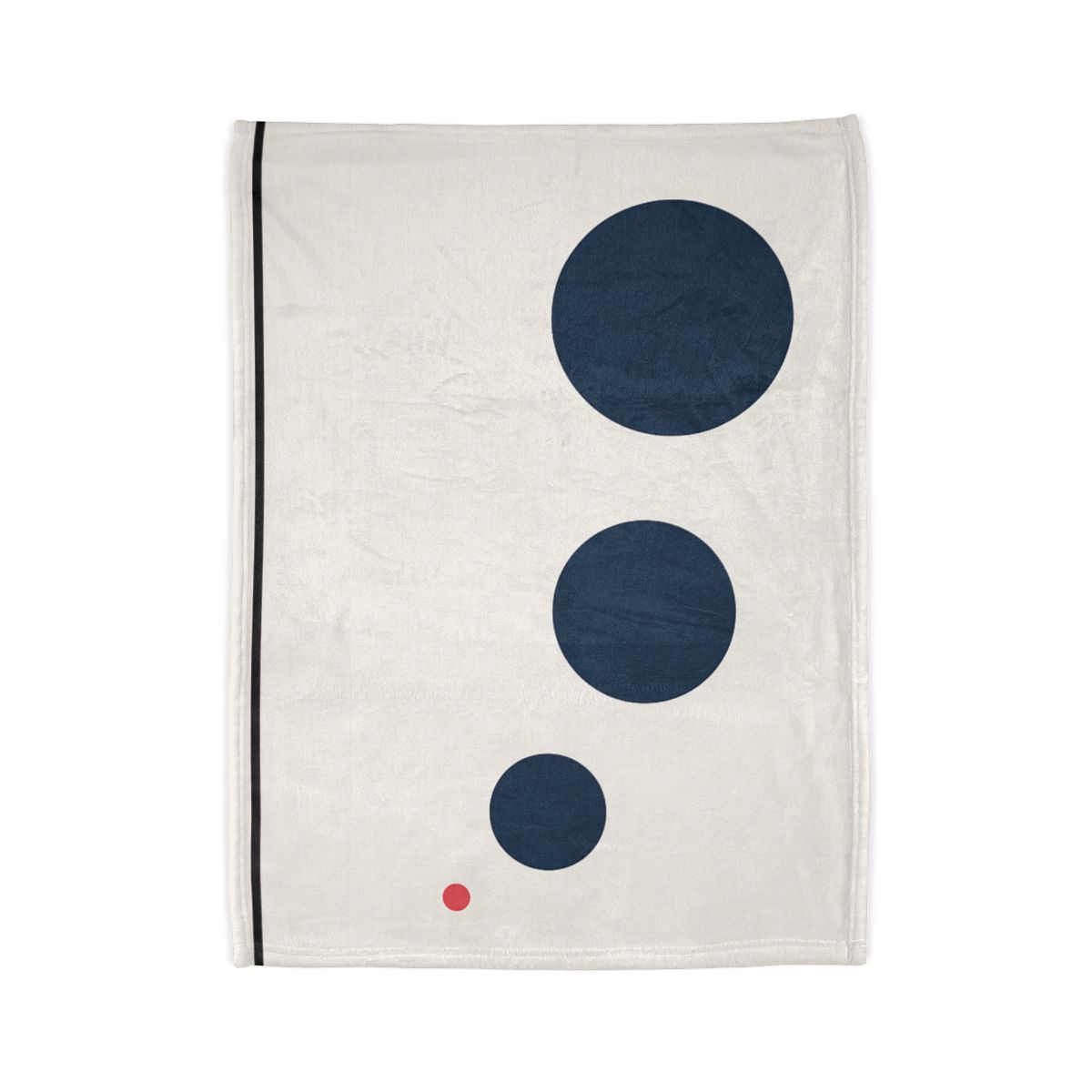 Orbital Triad Over Quiet Line soft fleece blankets
