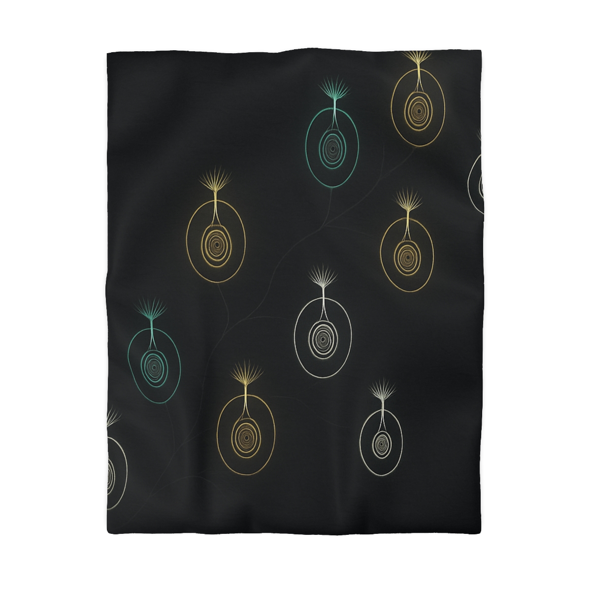 Seed Pod Halo Constellation personalized bedding duvets