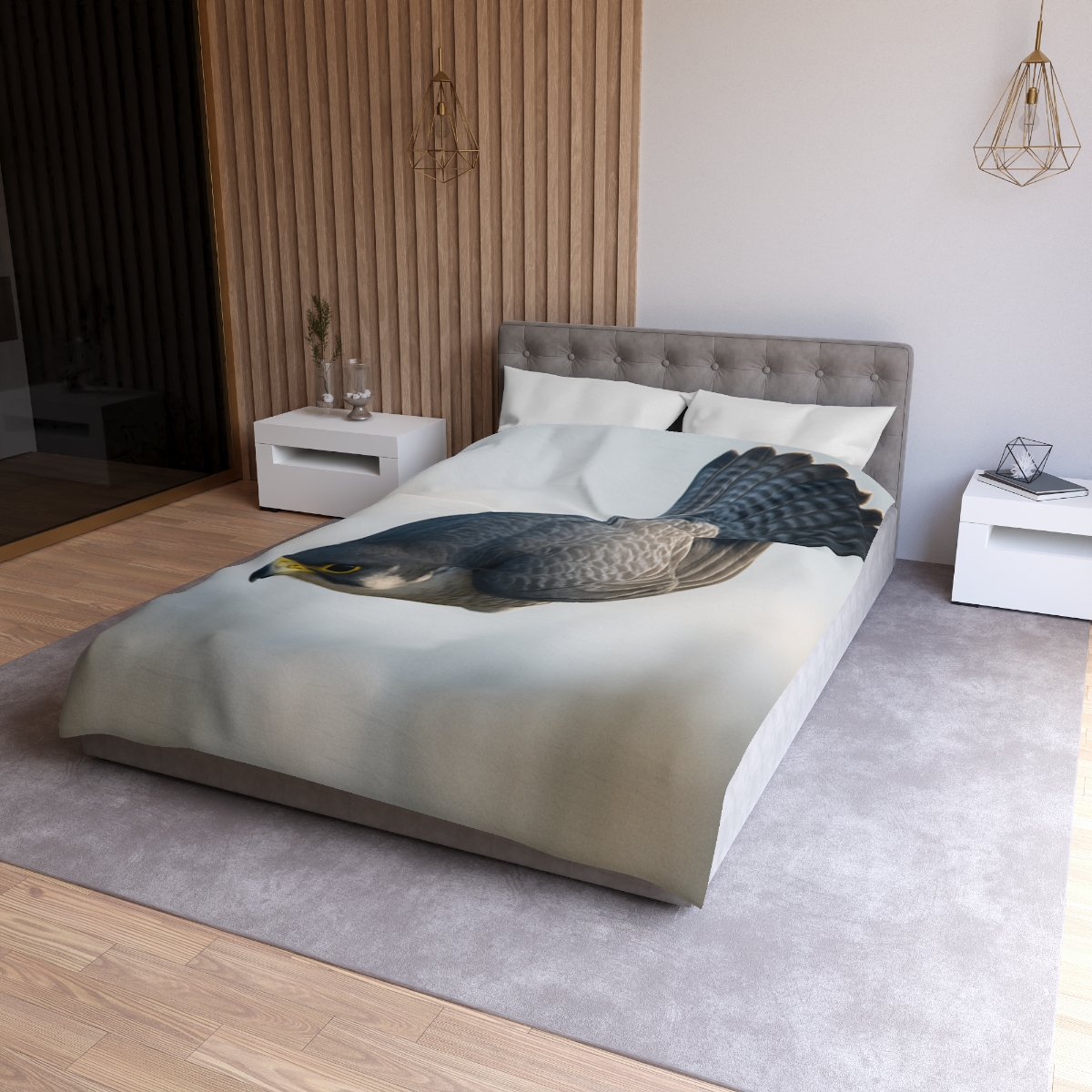 Comet Dive Peregrine Falcon stylish duvet covers