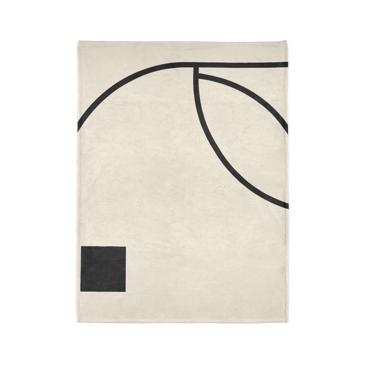 Corner Arc Pause soft fleece blankets