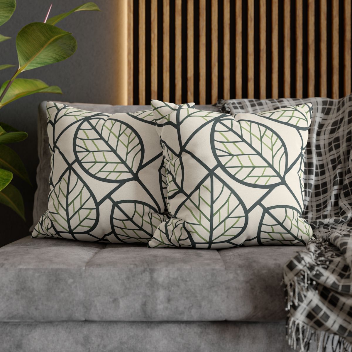Venation Circuit Grid personalized pillow covers