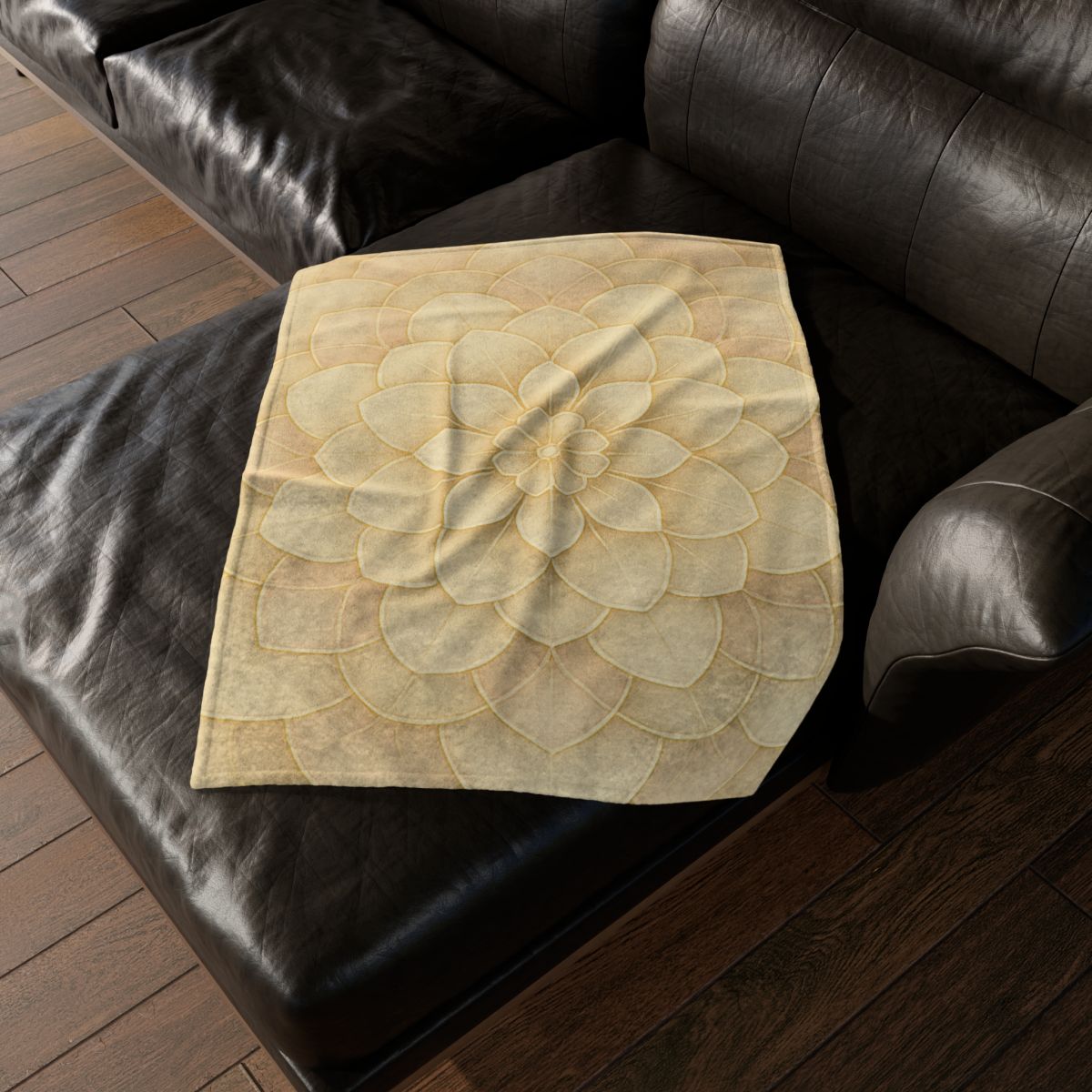 Petal Halo Lattice warm winter blankets