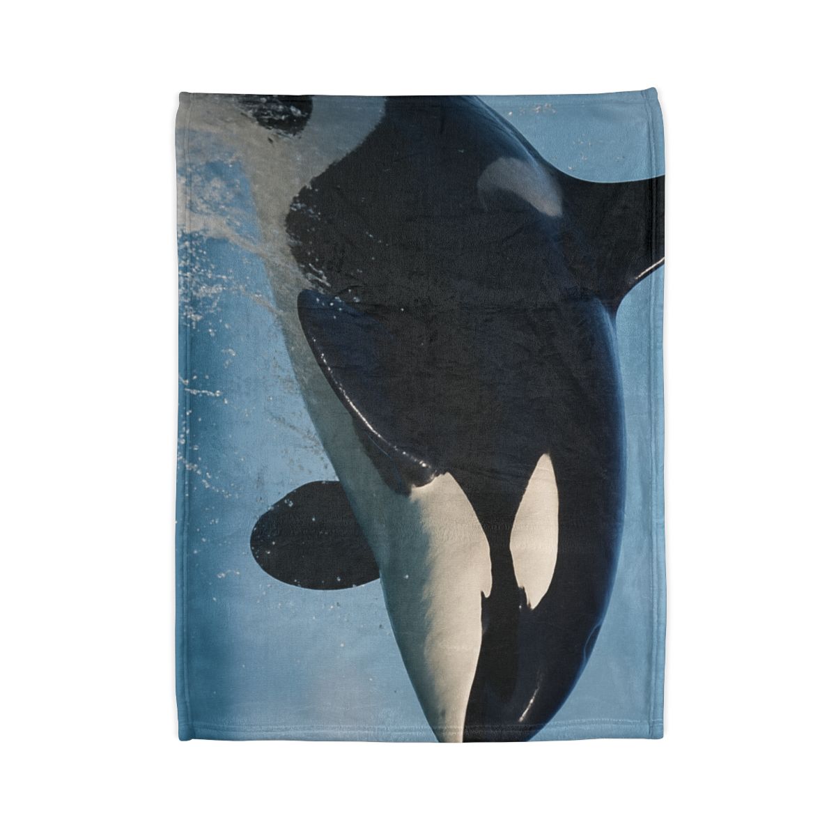 Tidal Monarch Orca soft fleece blankets