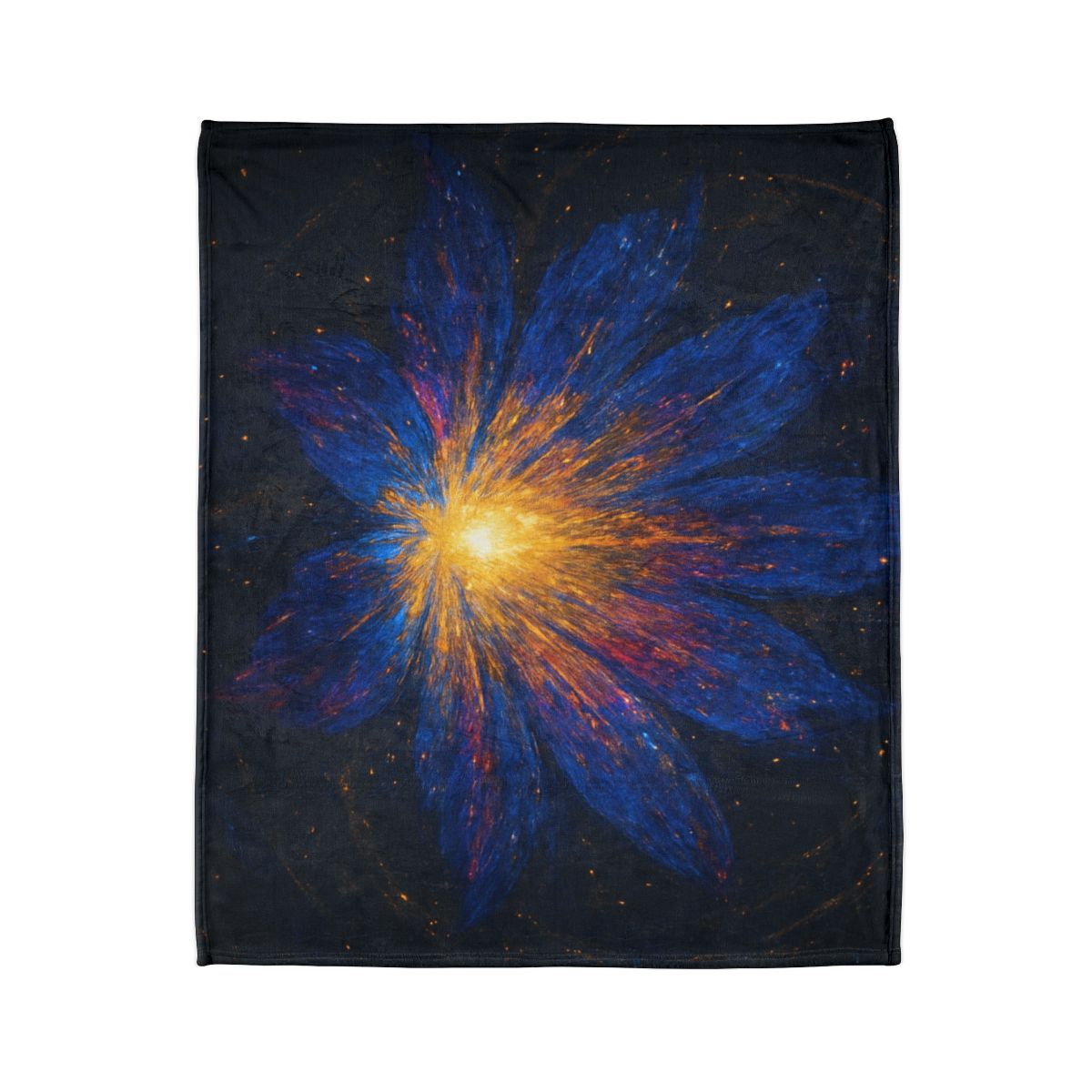 Prismatic Starforge Bloom designer printed blankets