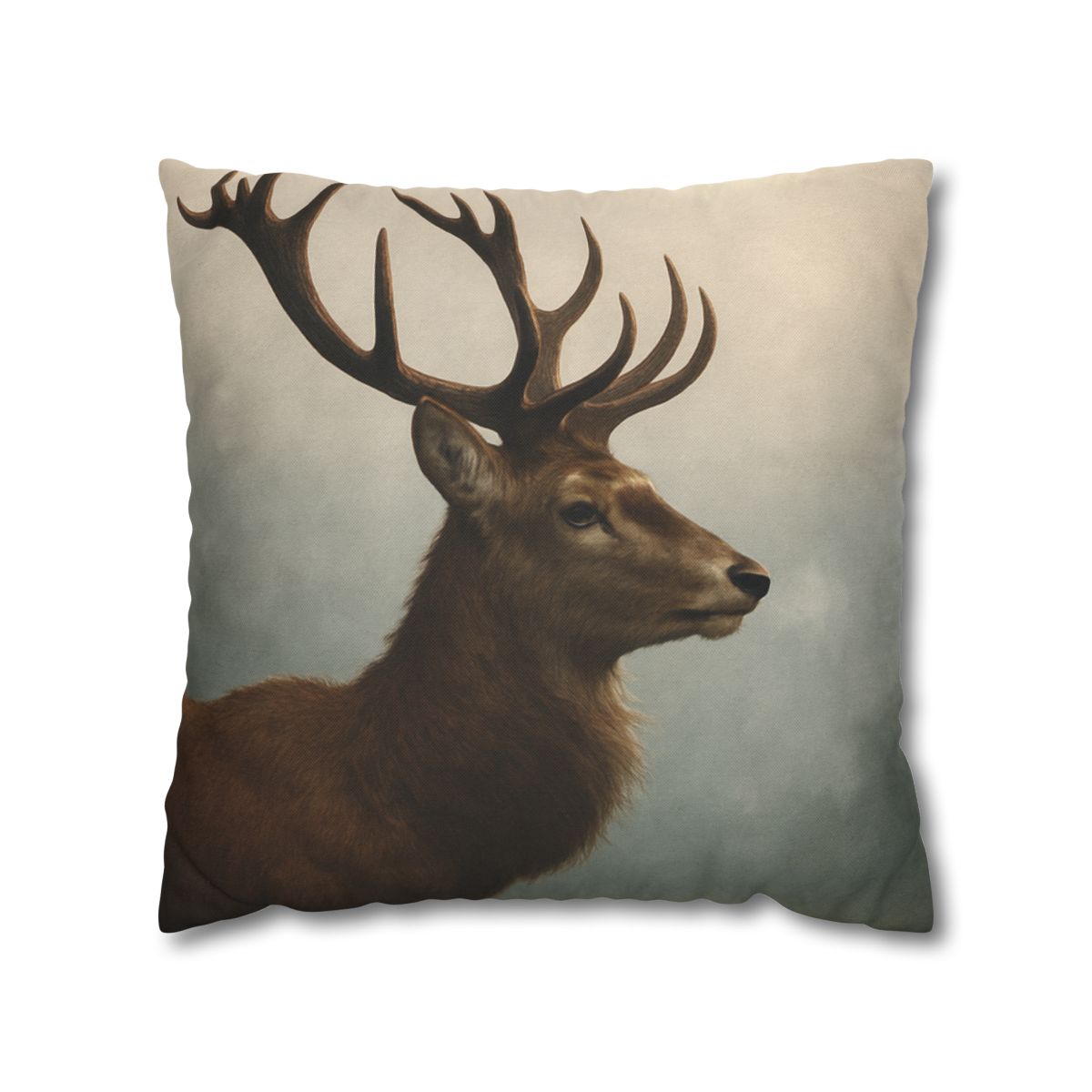 Morning Mist Red Deer Stag custom pillow cases