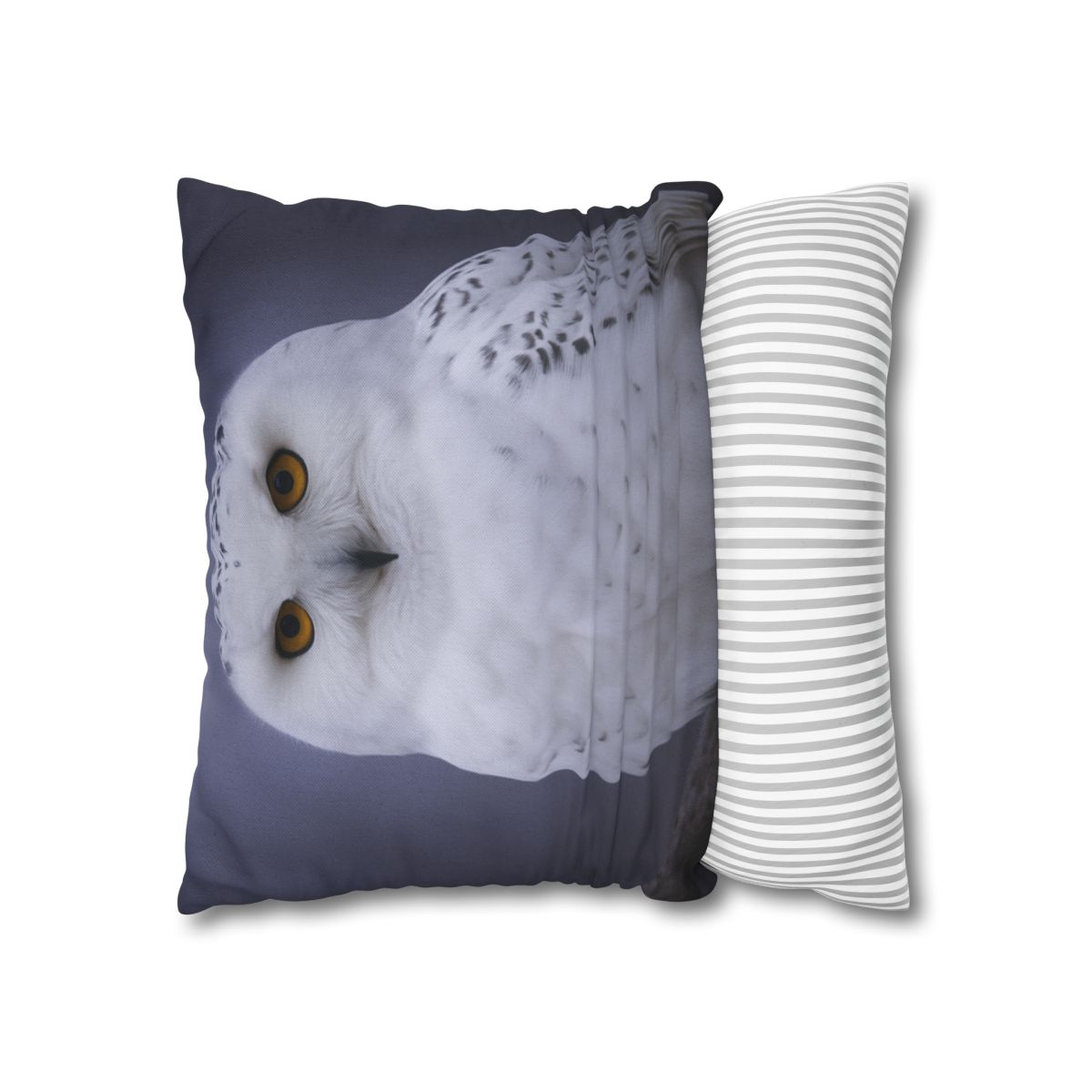 Twilight Watcher Snowy Owl comfortable bedding pillow covers
