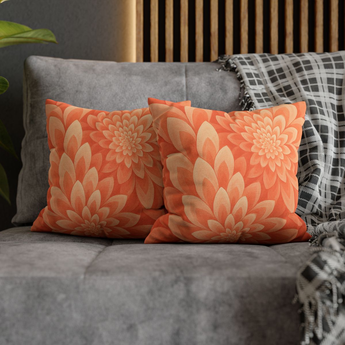 Petal Fractal Cascade trendy patterned pillow cases