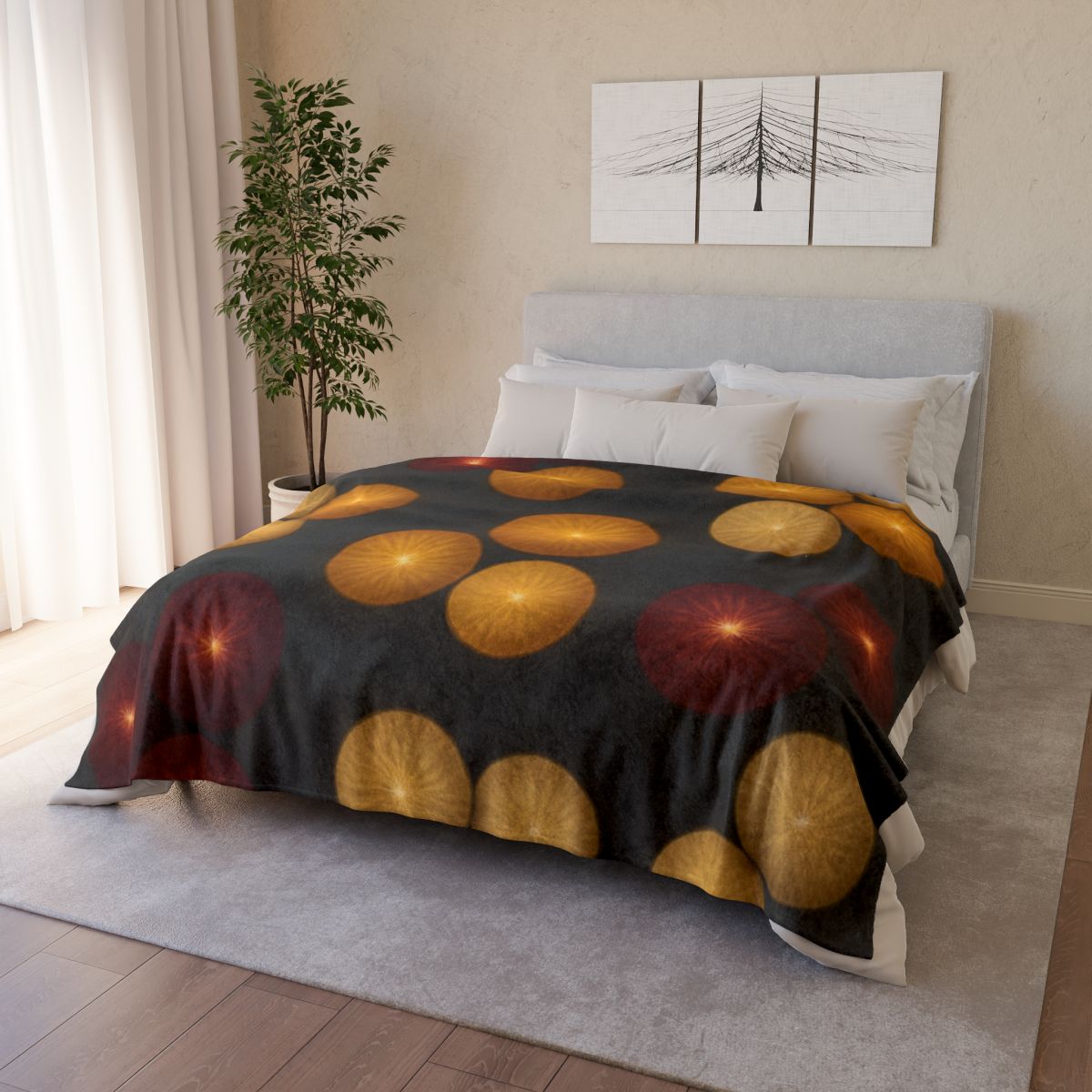 Celestial Seed Cluster trendy patterned blankets