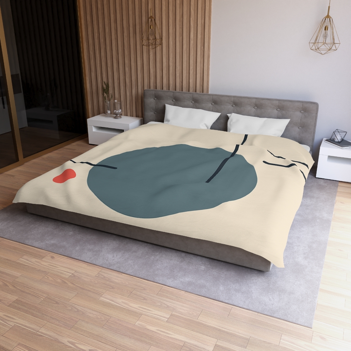 Quiet Orbit With Offset Frame warm winter duvets