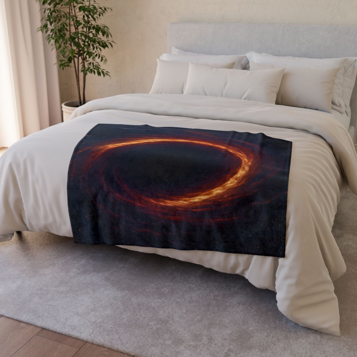 Gravity Well Vortex decorative home blankets