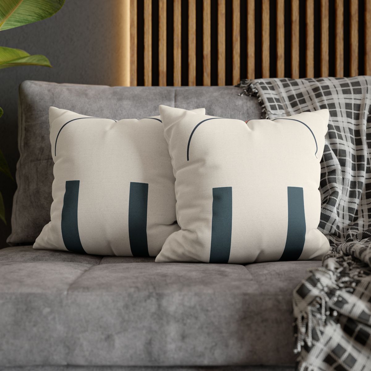 Arc Window With Twin Bars stylish decorative pillowcases