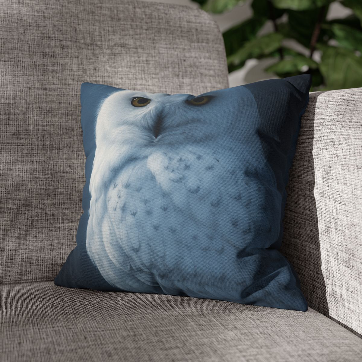 Midnight Watch Snowy Owl stylish decorative pillowcases