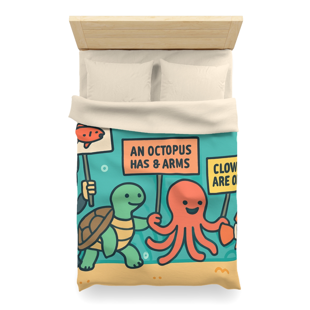 Coral Kingdom Science Parade warm winter duvets