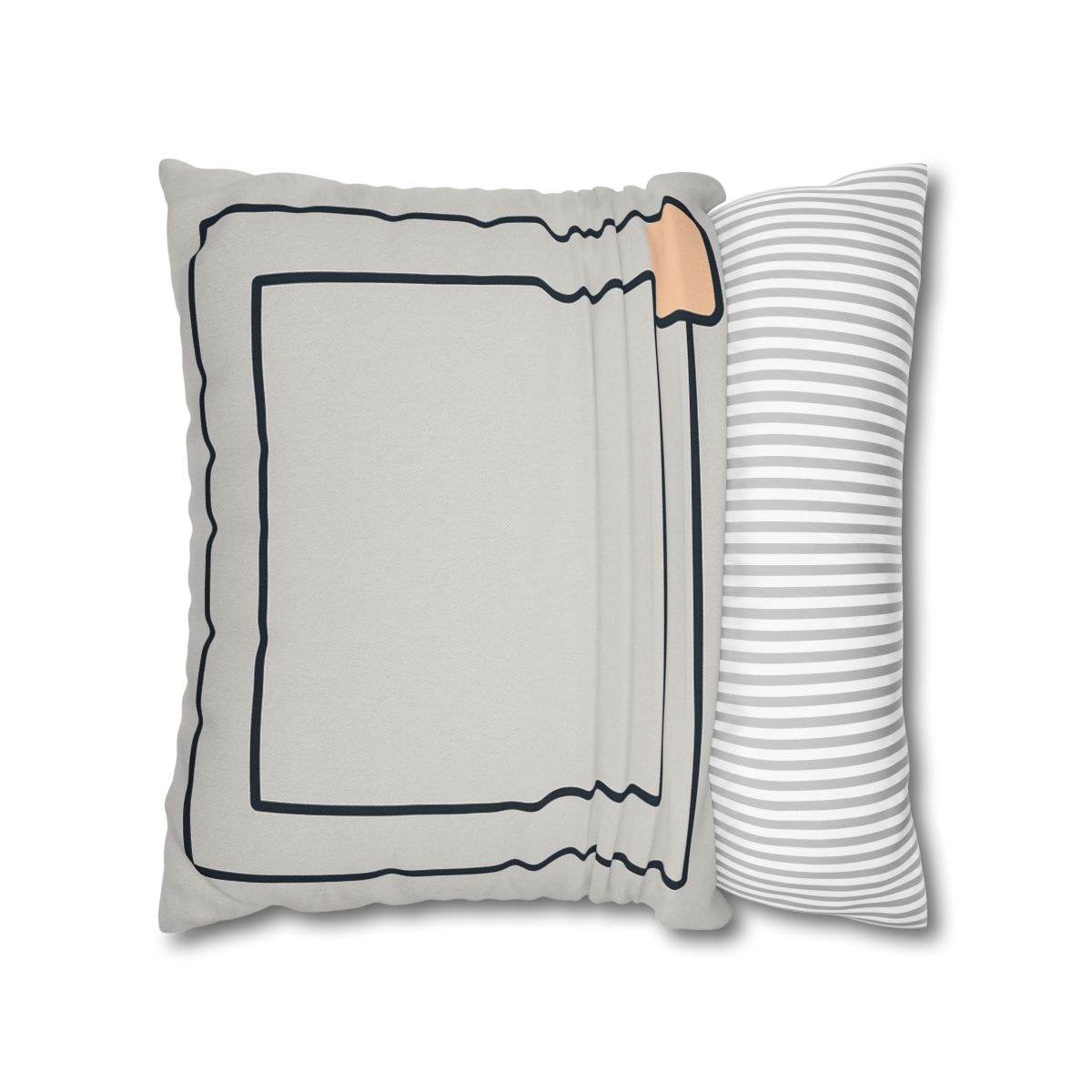 Nested Frame With Open Corner soft cotton pillow cases