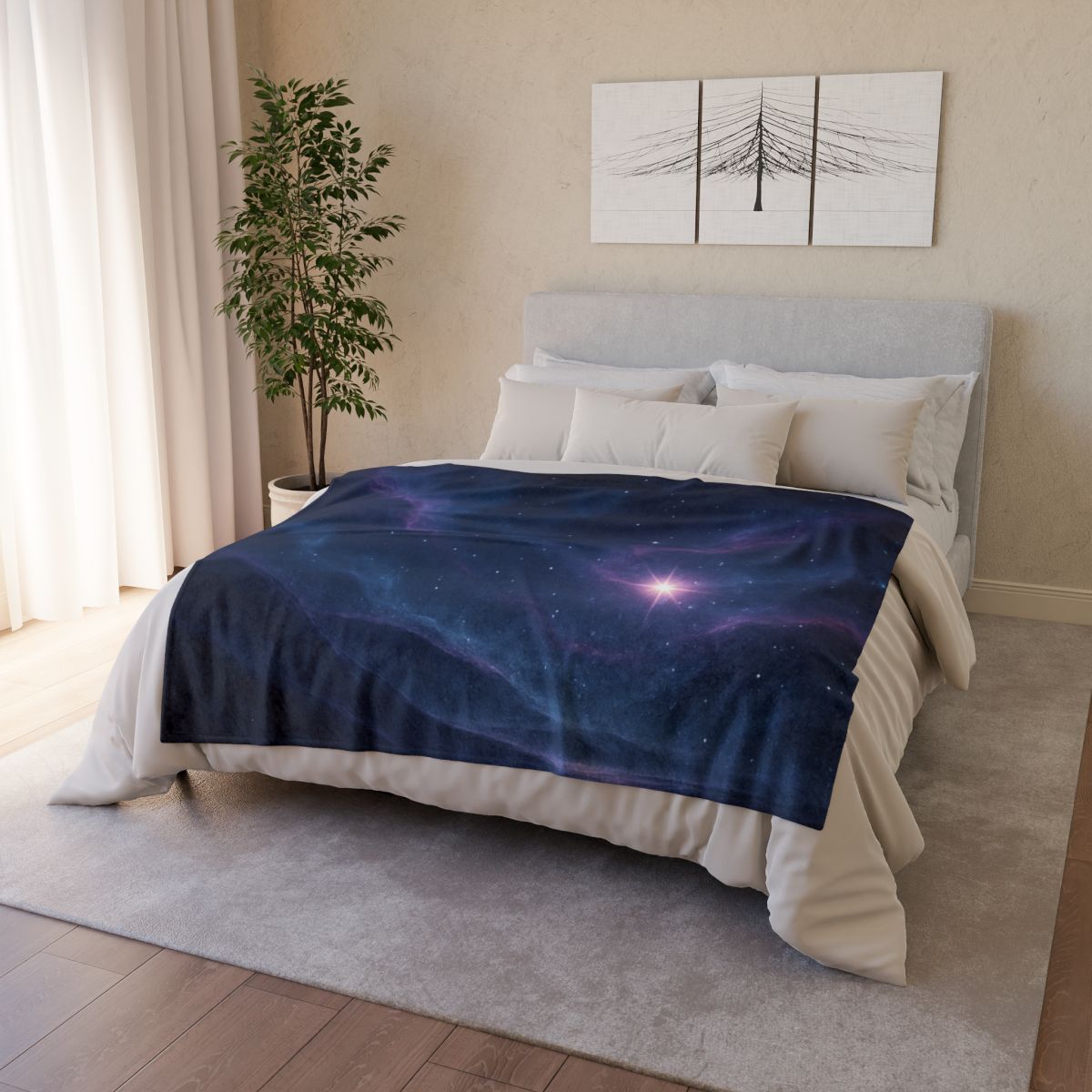 Nebula Tide Mosaic decorative home blankets