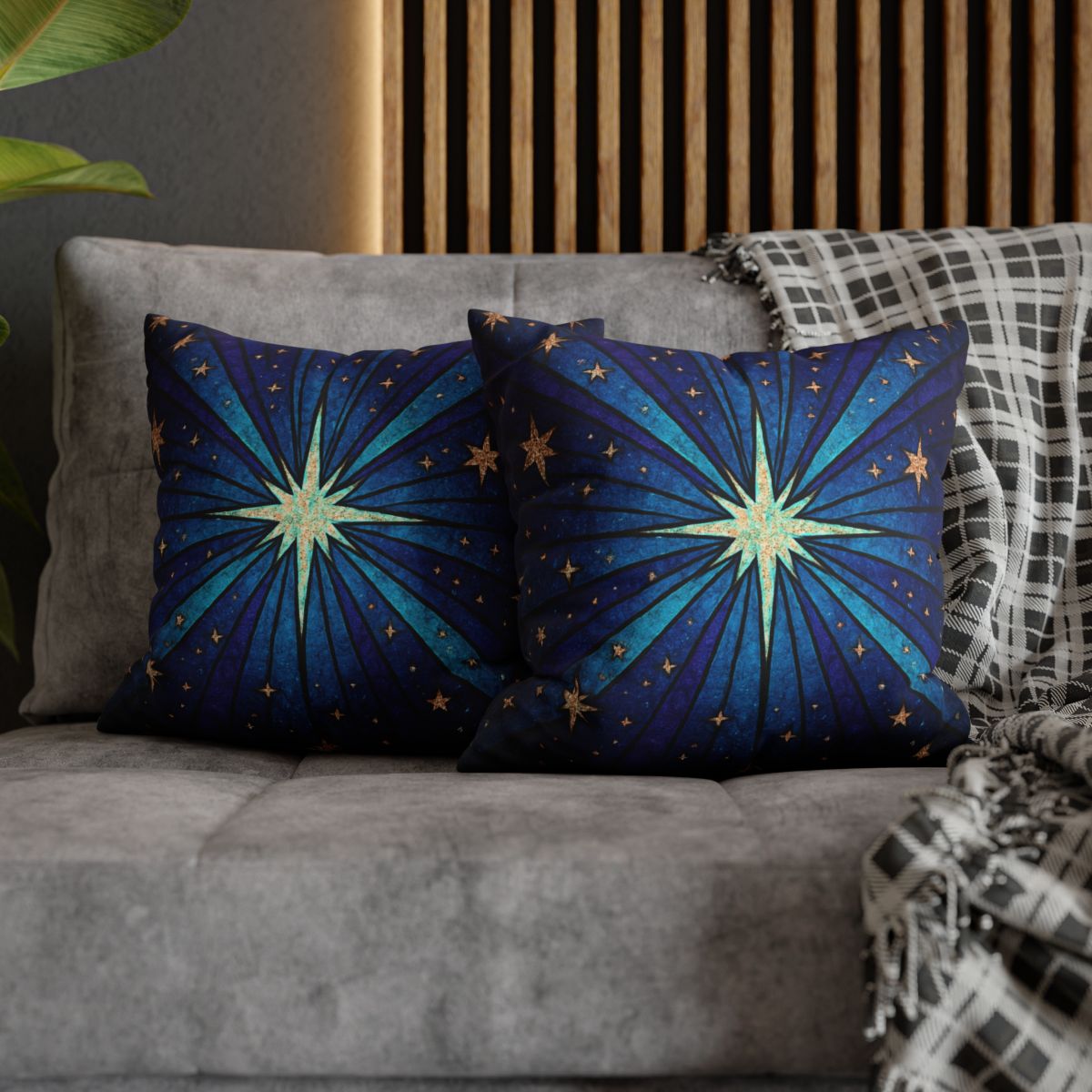 Starburst Cathedral designer print pillow cases