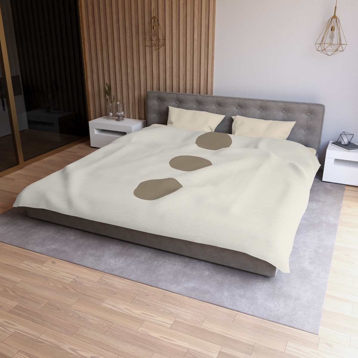 Offset Circle Ladder unique patterned duvets