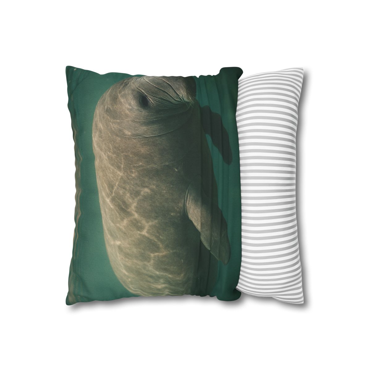 Quiet Drift West Indian Manatee custom pillow cases