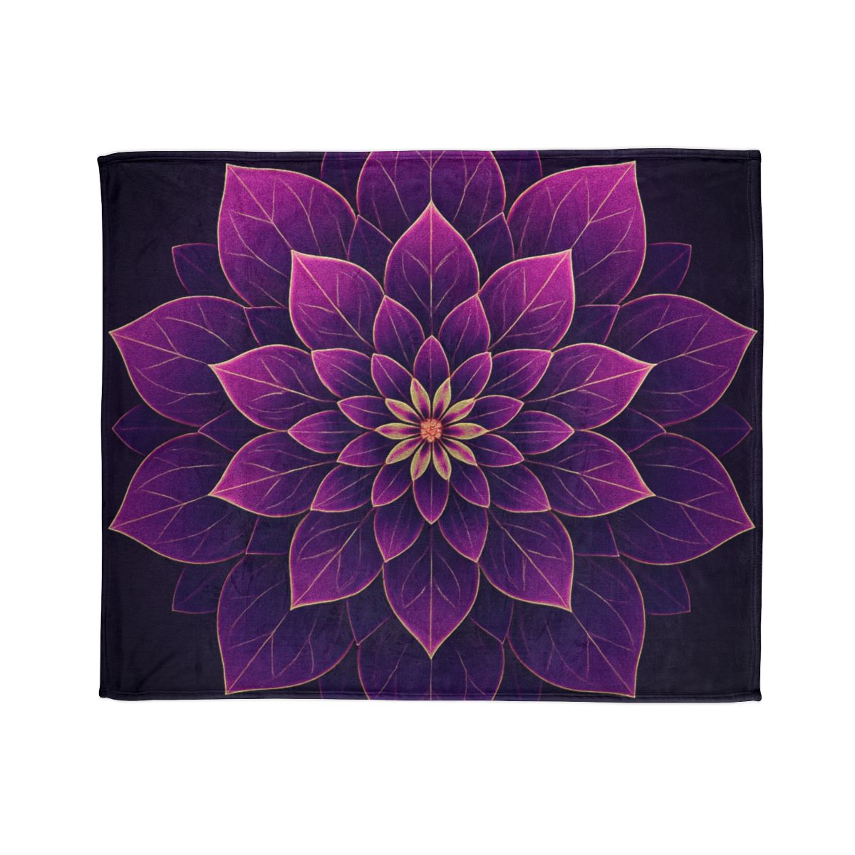 Petal Prism Mandala custom blankets