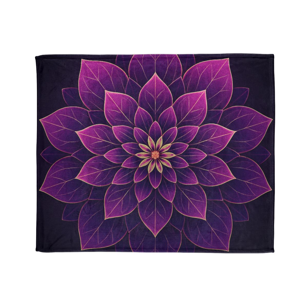 Petal Prism Mandala custom blankets