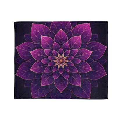 Petal Prism Mandala custom blankets