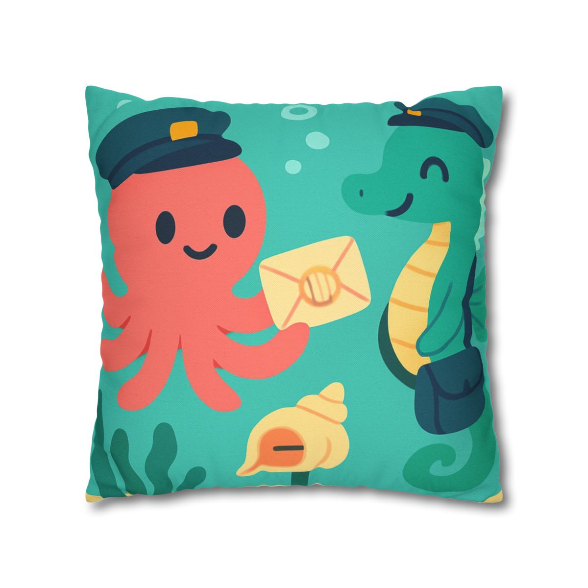 Glow Reef Post Office For Seahorse Mail unique gift pillow cases