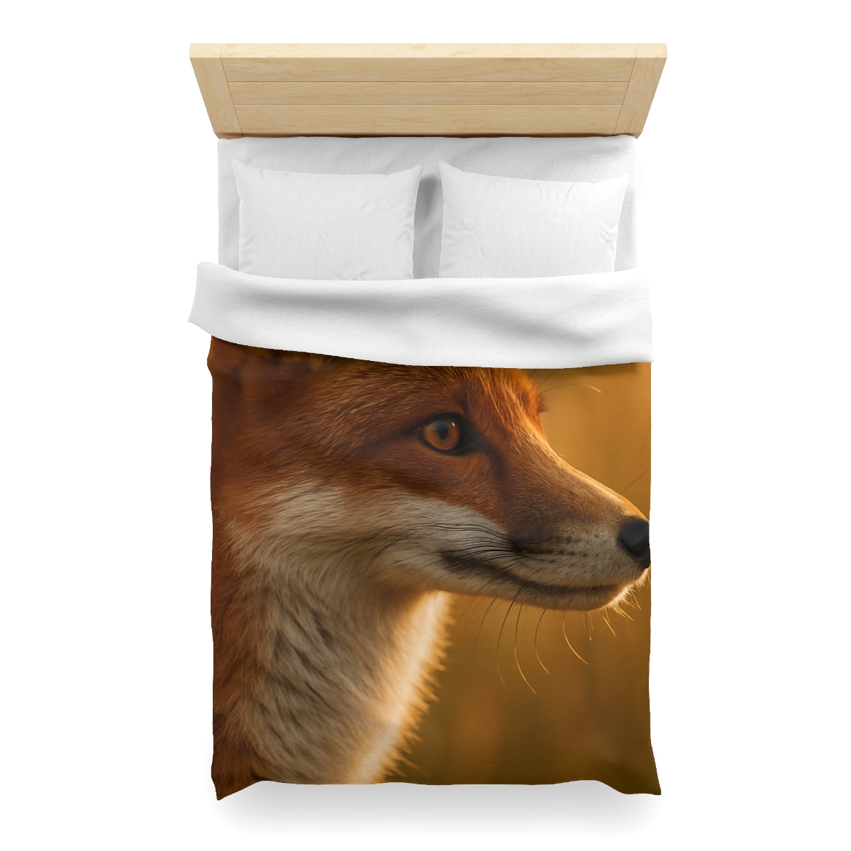 Amber Gaze Red Fox soft comforter duvets
