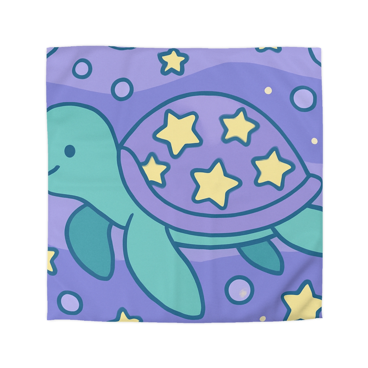 Nebula Ocean Turtle unique patterned duvets