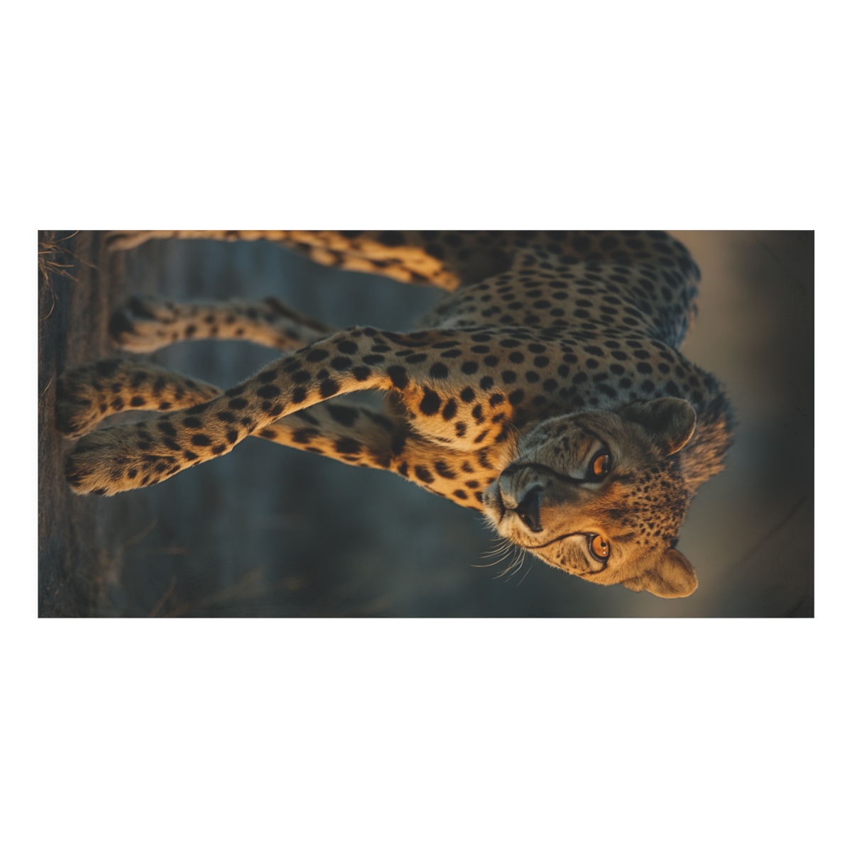 Dusk Sprinter Cheetah decorative home towelscustom towels