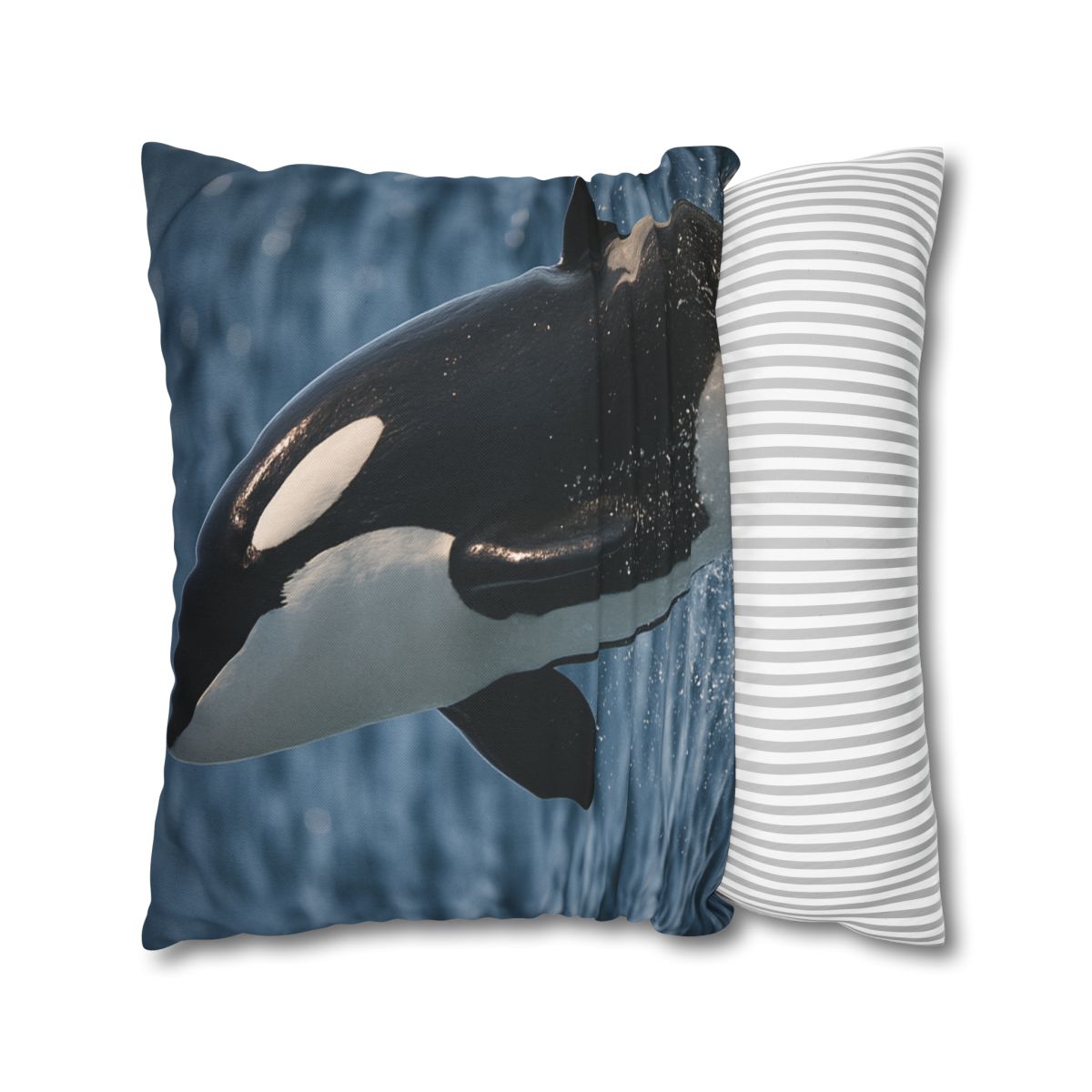 Tidal Monarch Orca soft cotton pillow cases