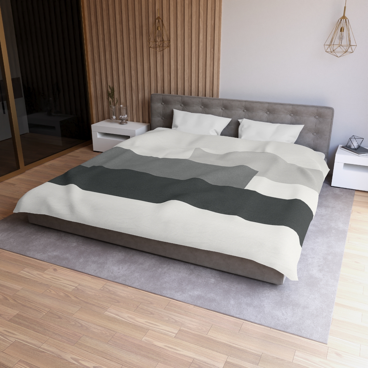 Quiet Bridge Of Three Bars custom duvets