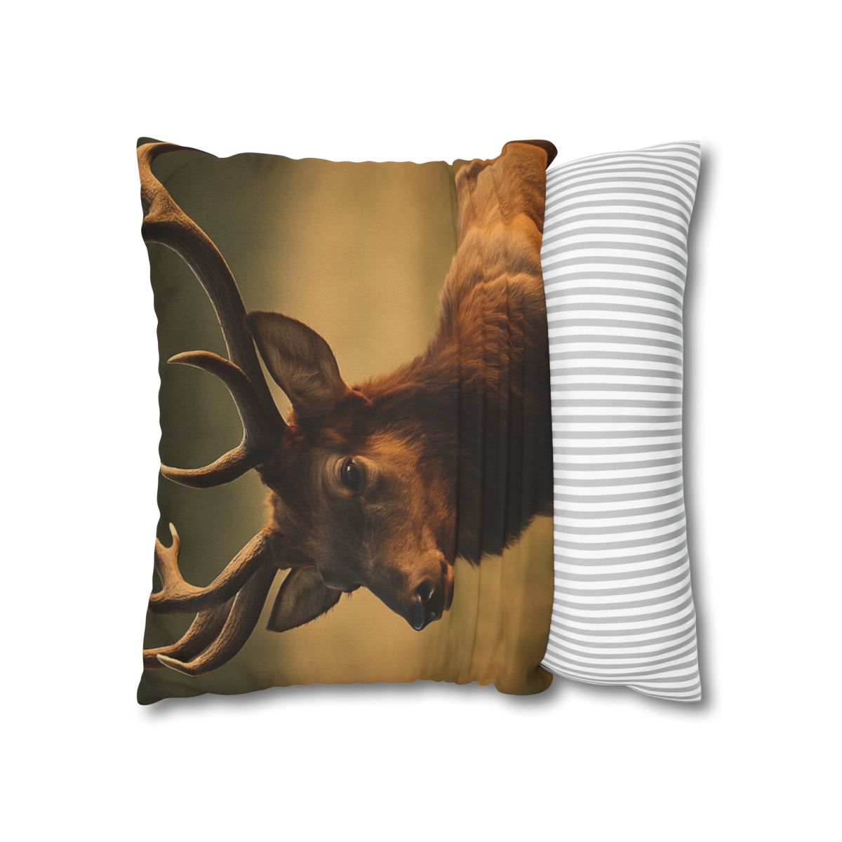 Antler Crown Mountain Elk soft cotton pillow cases