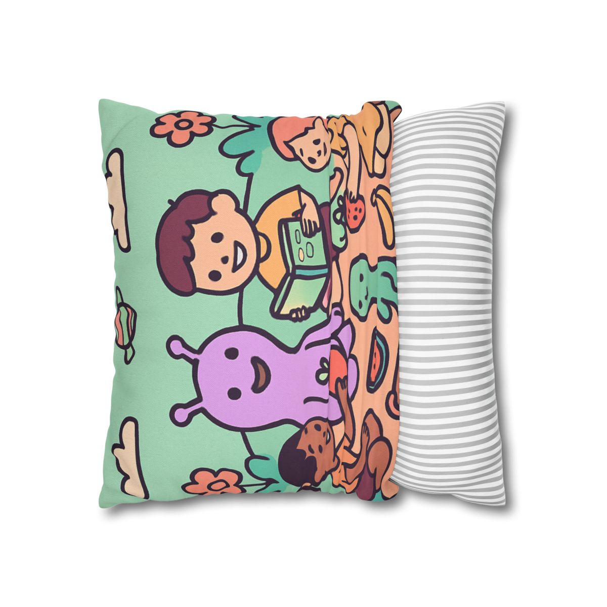 Galactic Garden Picnic stylish decorative pillowcases