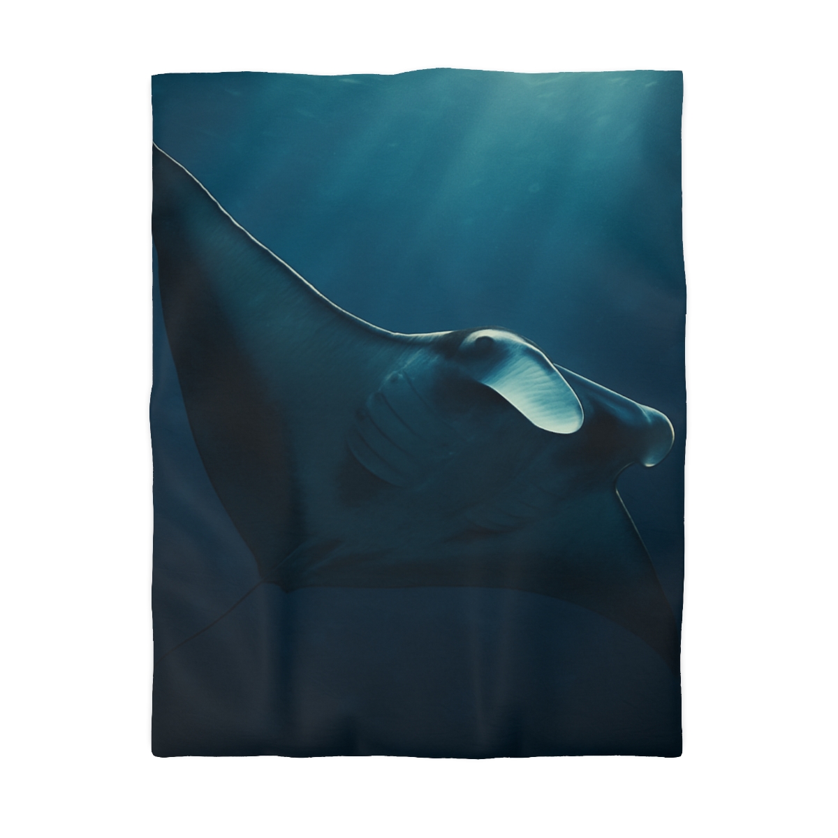 Starlit Glide Manta Ray stylish duvet covers