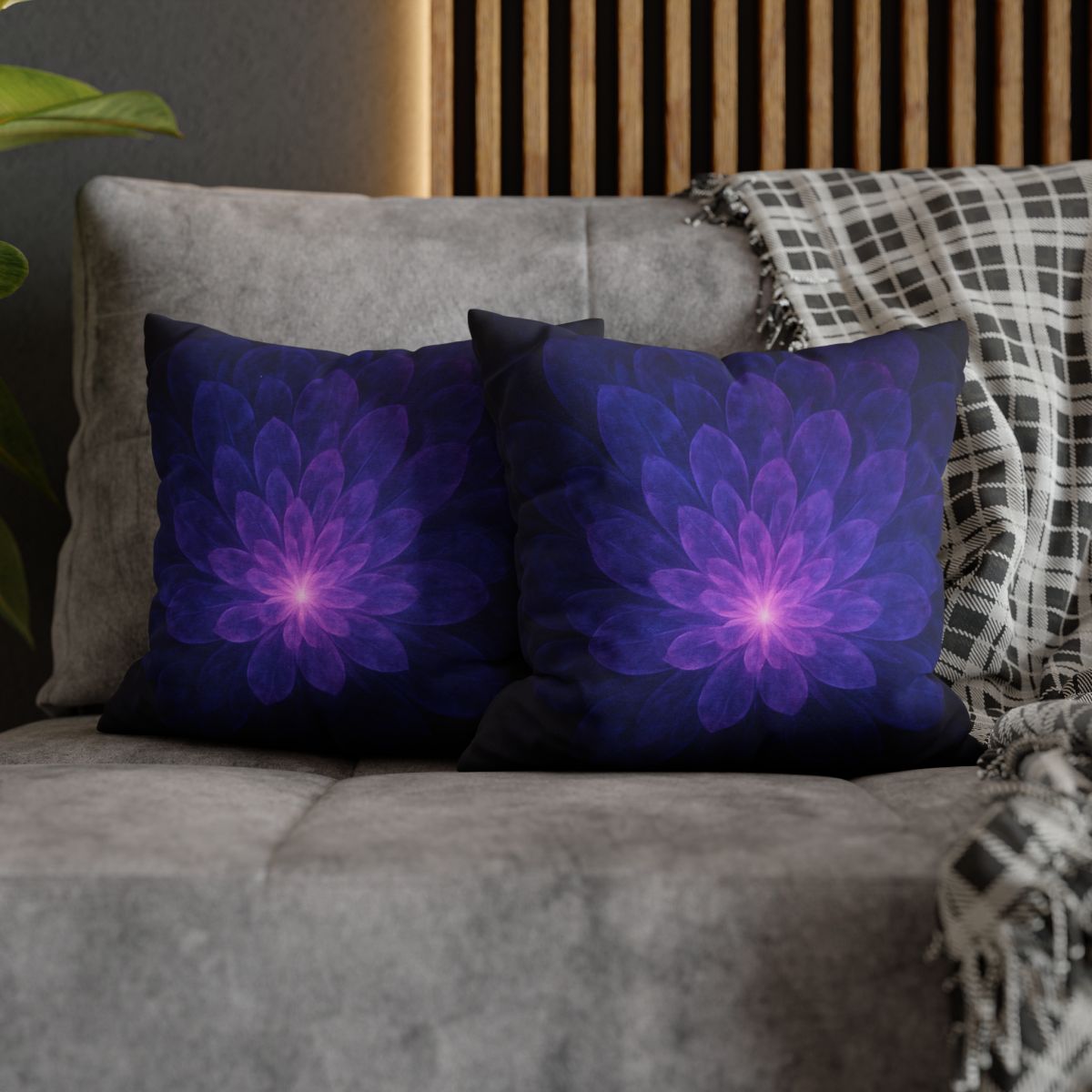 Nebula Petal Radiance stylish decorative pillowcases