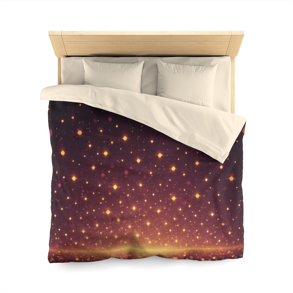 Photon Rain Mosaic designer printed duvets