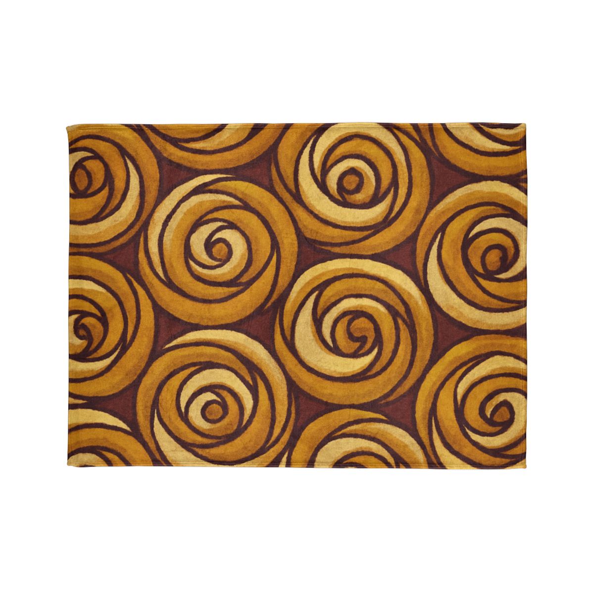 Spiral Bud Tessellation stylish throw blankets