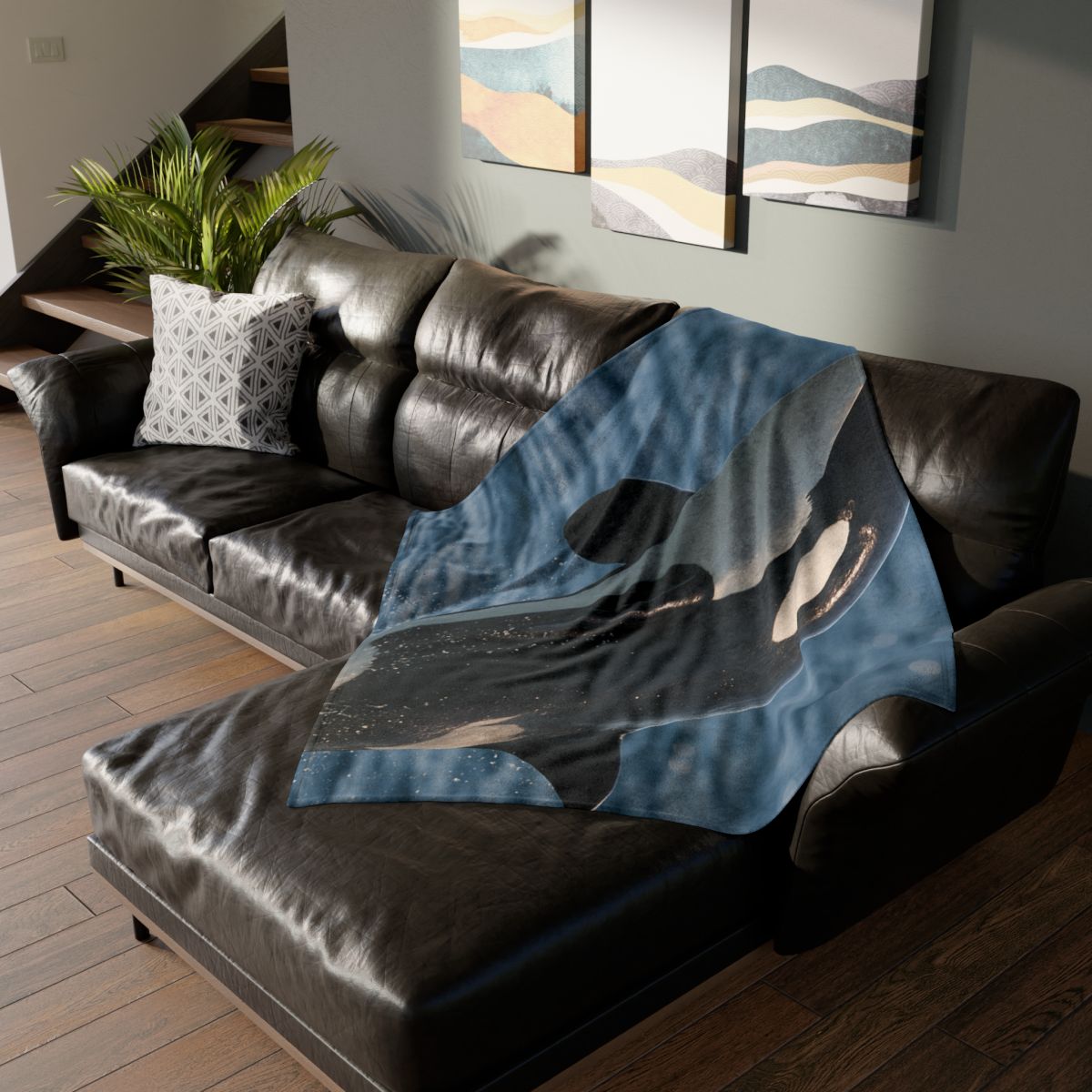Tidal Monarch Orca unique gift blanketscustom blankets