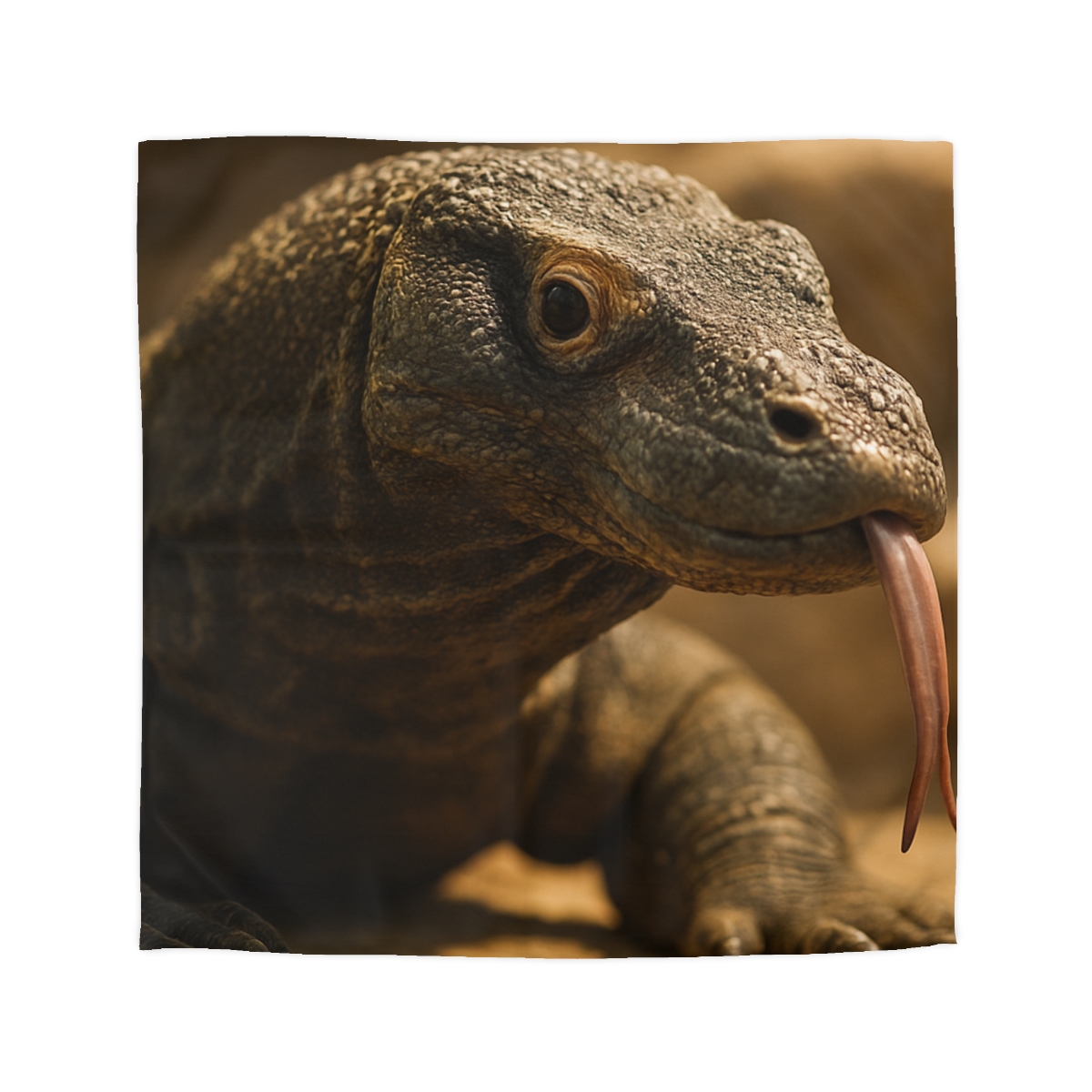 Ancient Sentinel Komodo Dragon custom duvets